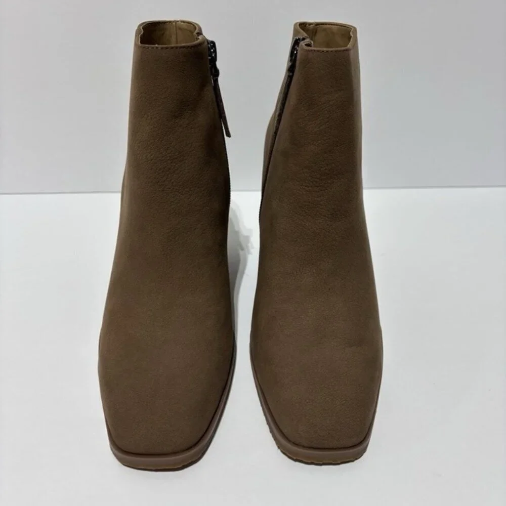 NYDJ Women’s Joan Brown Wedge Ankle Booties, Size 7 M